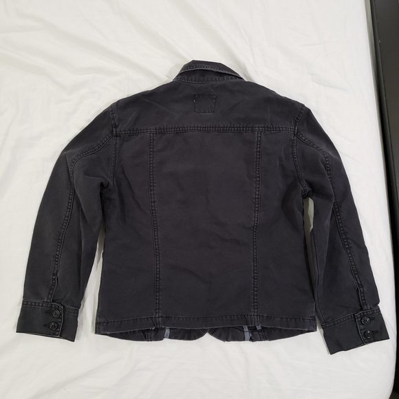 LUCKY BRAND Black Cotton Jacket Size S - Picture 2 of 4